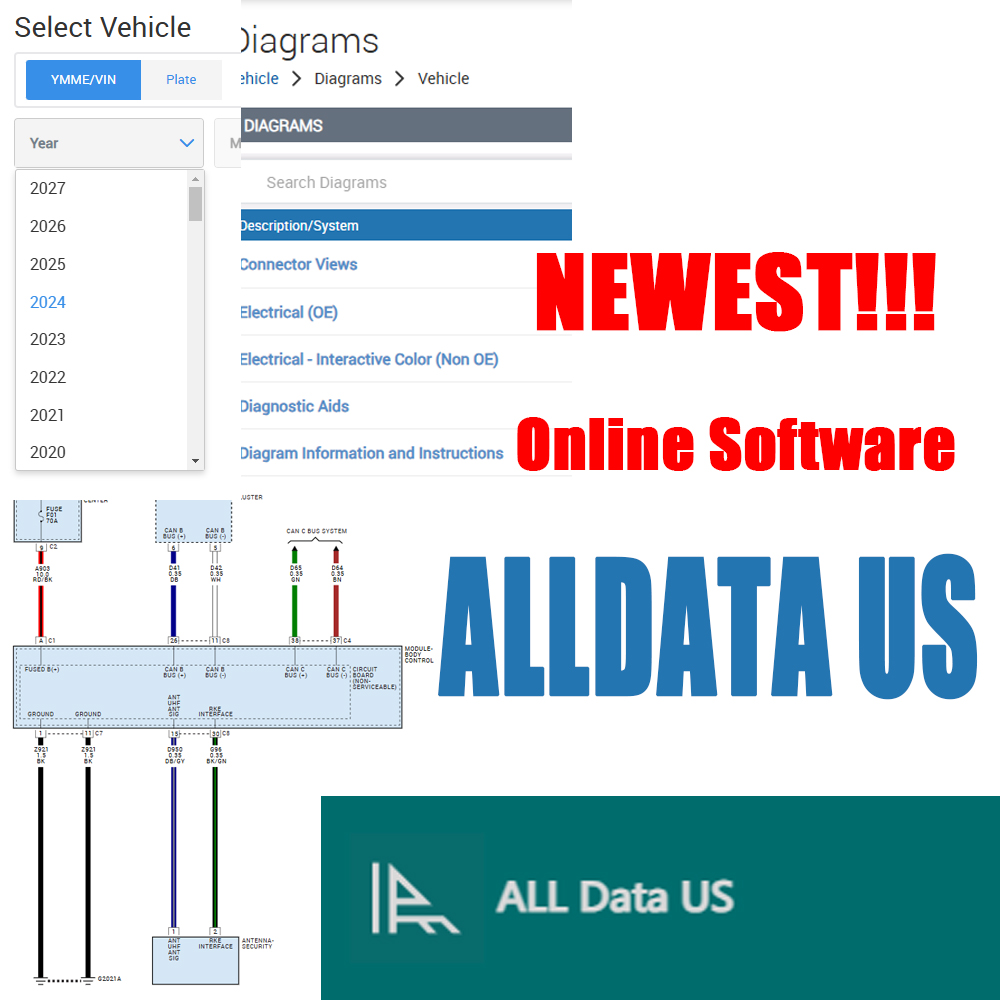 2026 Alldata US Full Version O - Workshop Tools Diagram 리뷰 및 가격
