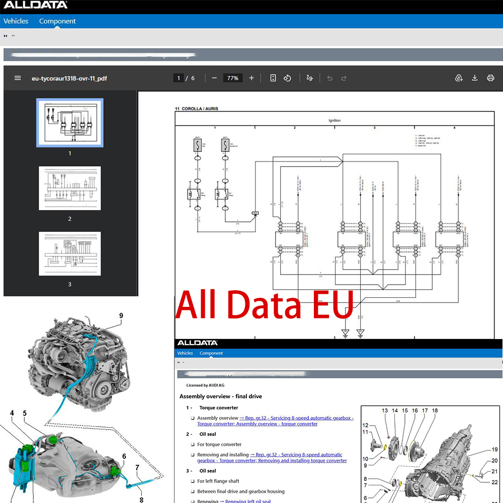 2026 Alldata Online Software A - Workshop Tools Diagram 리뷰 및 가격