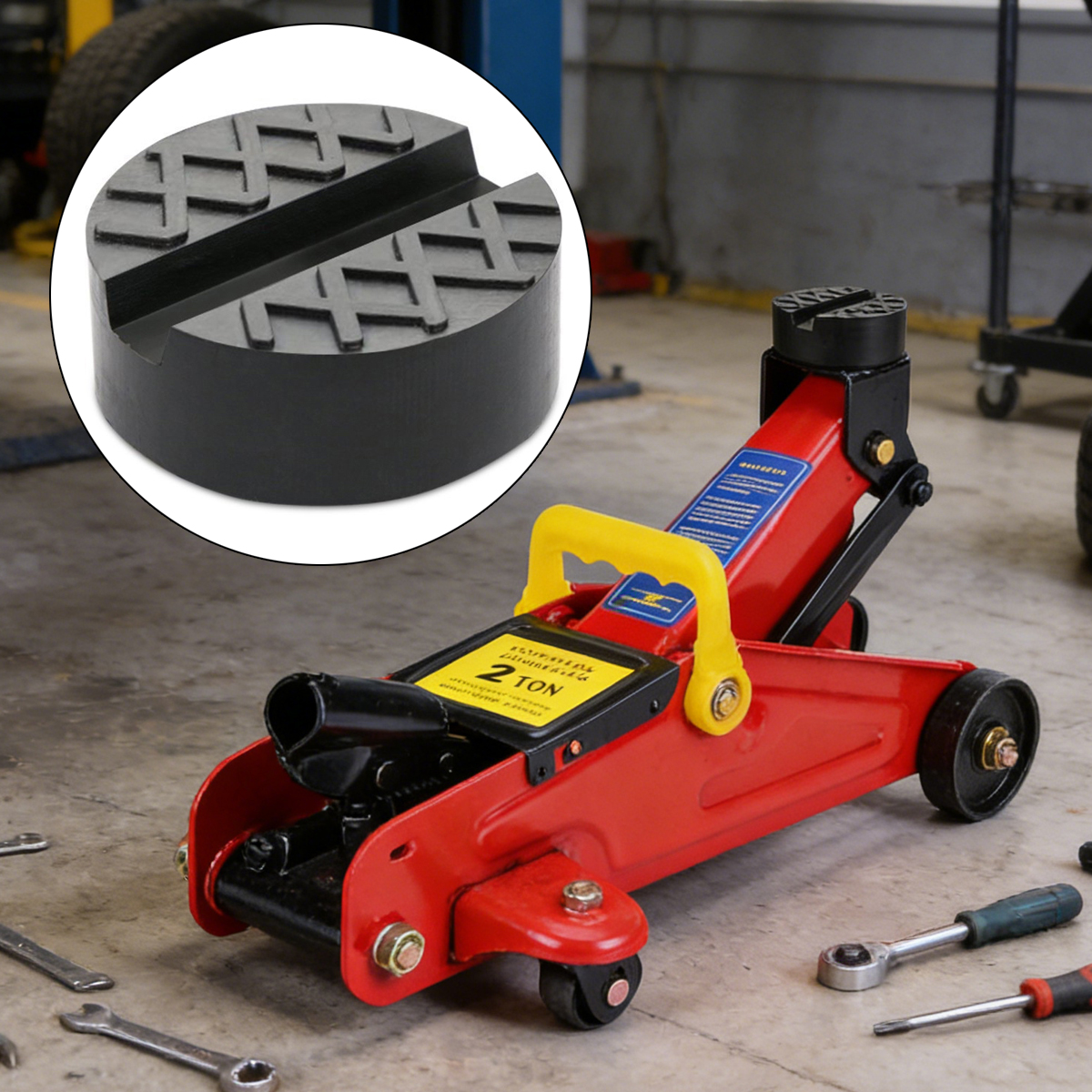 Jack Rubber Pad Car Hydraulic  - Special Tools Mechanical Workshop 리뷰 및 가격