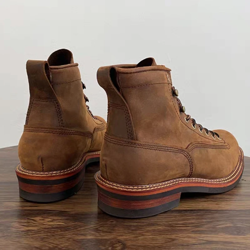 Vintage British Men Ankle Boot - Tools Work 리뷰 및 가격