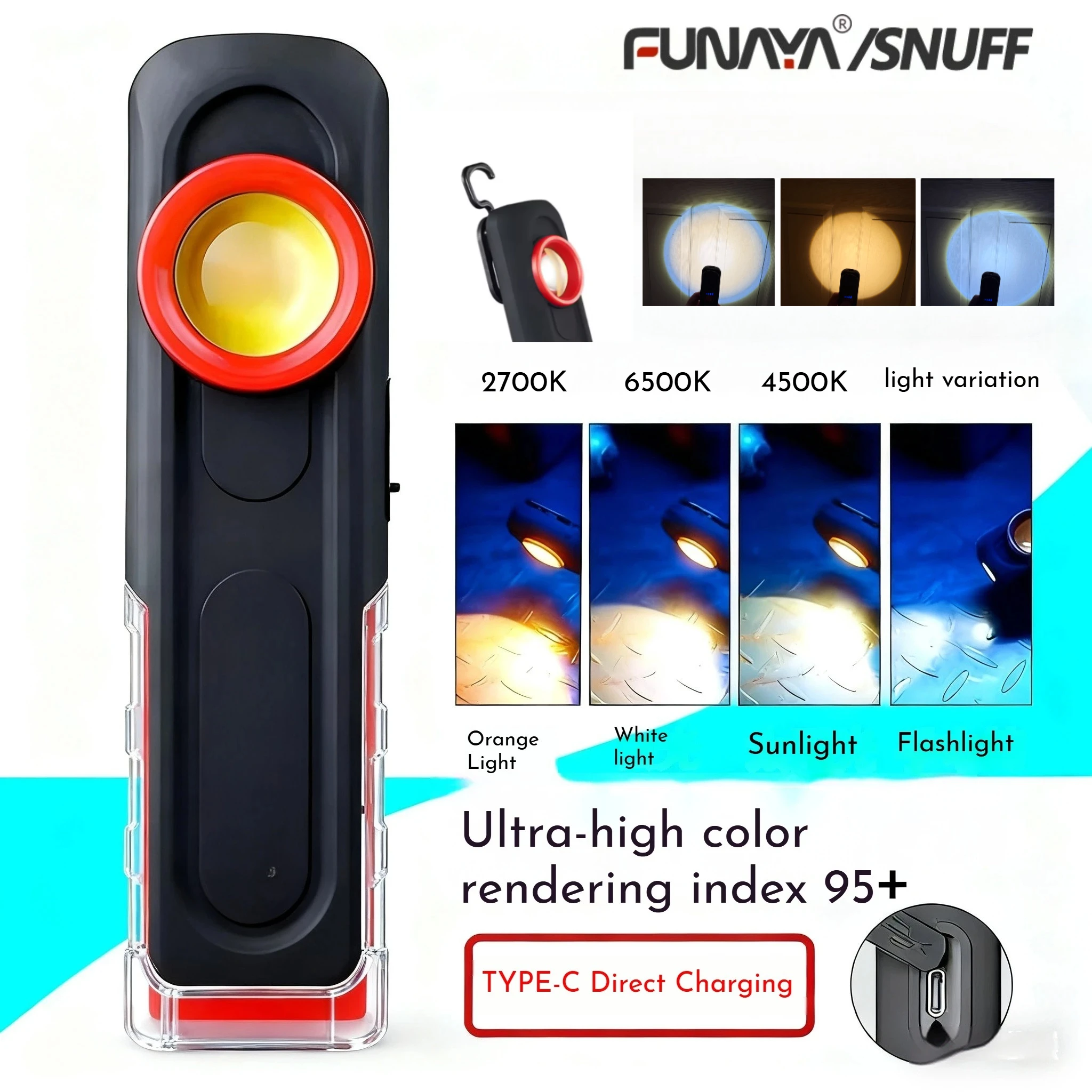 FUNAYA Portable Flashlight Car - Tools Work 리뷰 및 가격
