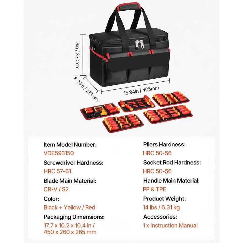 Insulated Hand Tool Kit 50-Pie - Workshop Tools Safety 리뷰 및 가격