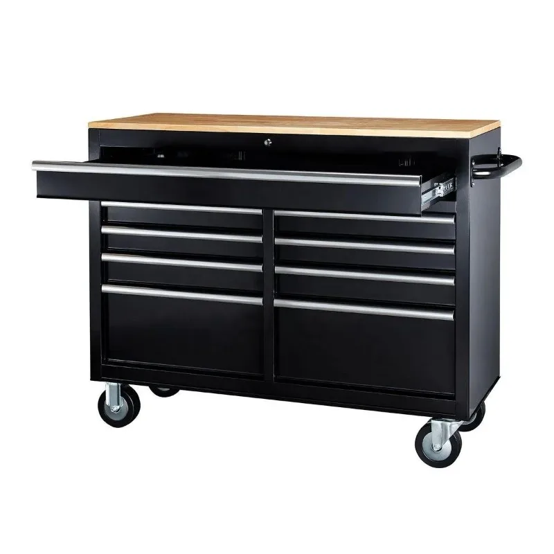 Heavy-Duty 46 Inch 9-Drawer Wo - Tools Trolley For Workshop 리뷰 및 가격