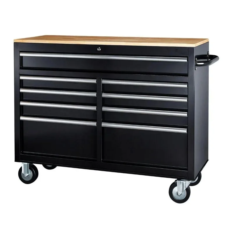 Heavy-Duty 46 Inch 9-Drawer Wo - Tools Trolley For Workshop 리뷰 및 가격