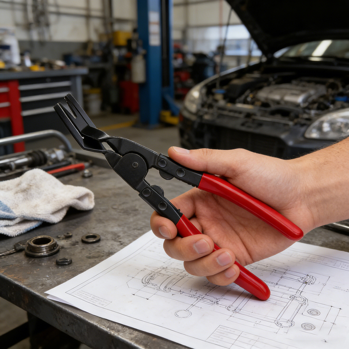 Car Clip Pliers Pliers Fastene - Special Tools Mechanical Workshop 리뷰 및 가격