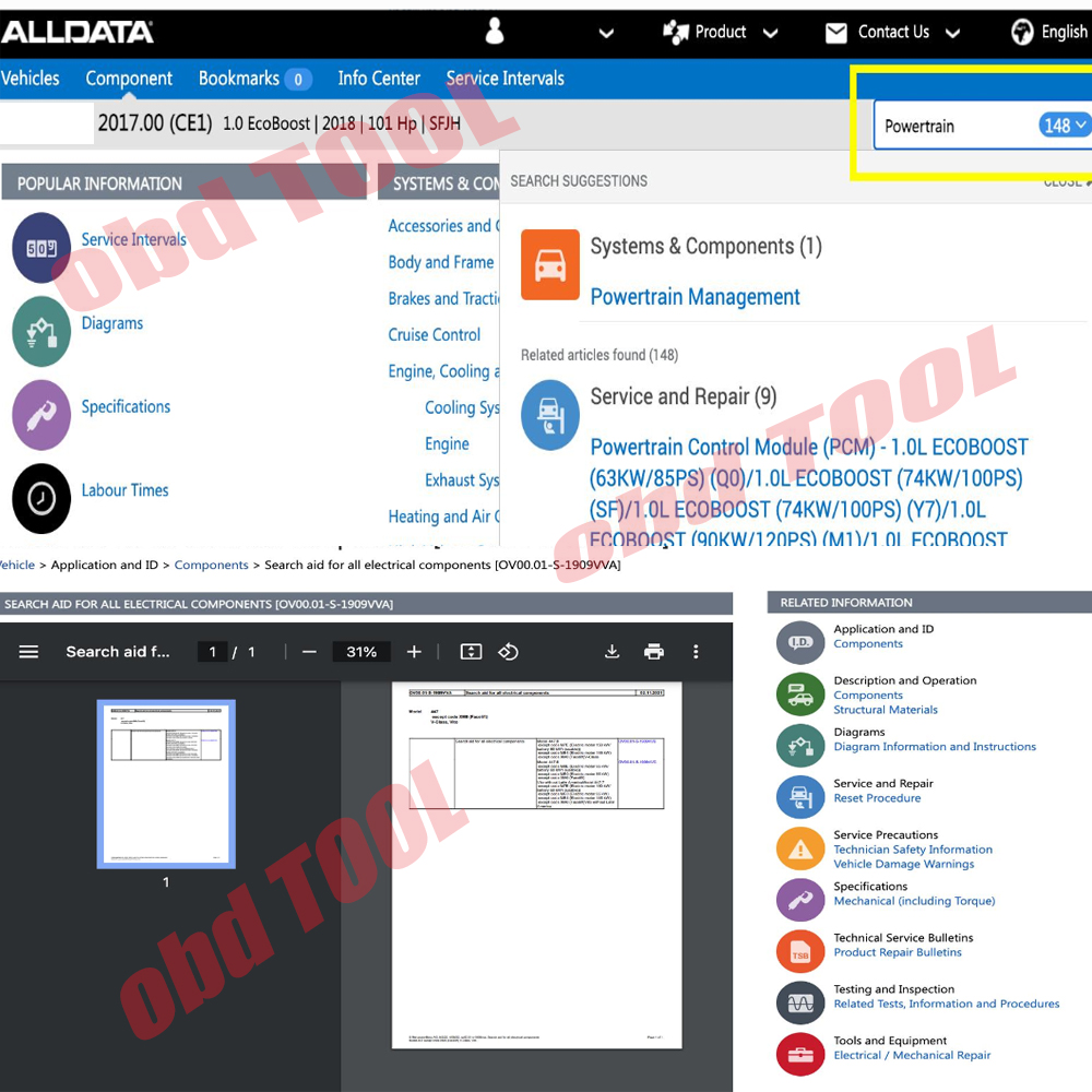 ALLDATA EU 2027  Online Accoun - Workshop Tools Diagram 리뷰 및 가격