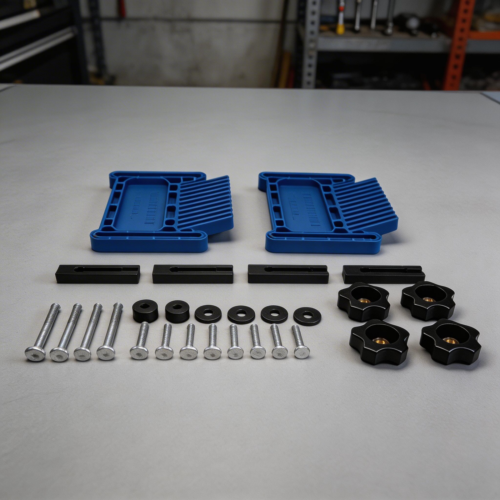 Blue ABS Plastic Feather Board - Workshop Tools Safety 리뷰 및 가격