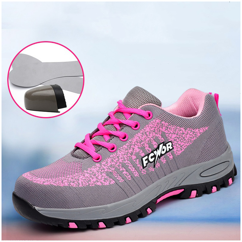 womens fashion pink safety sho - Tools Work 리뷰 및 가격